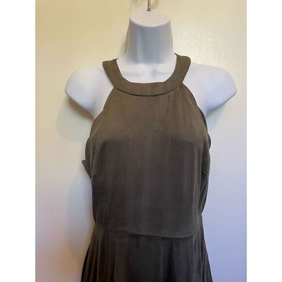 🔴 Altar'D state Forrest green Scalloped sleeve dress size M - Picture 4 of 8